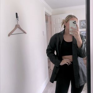 Innovations Leather Jacket Oversized Black Size M